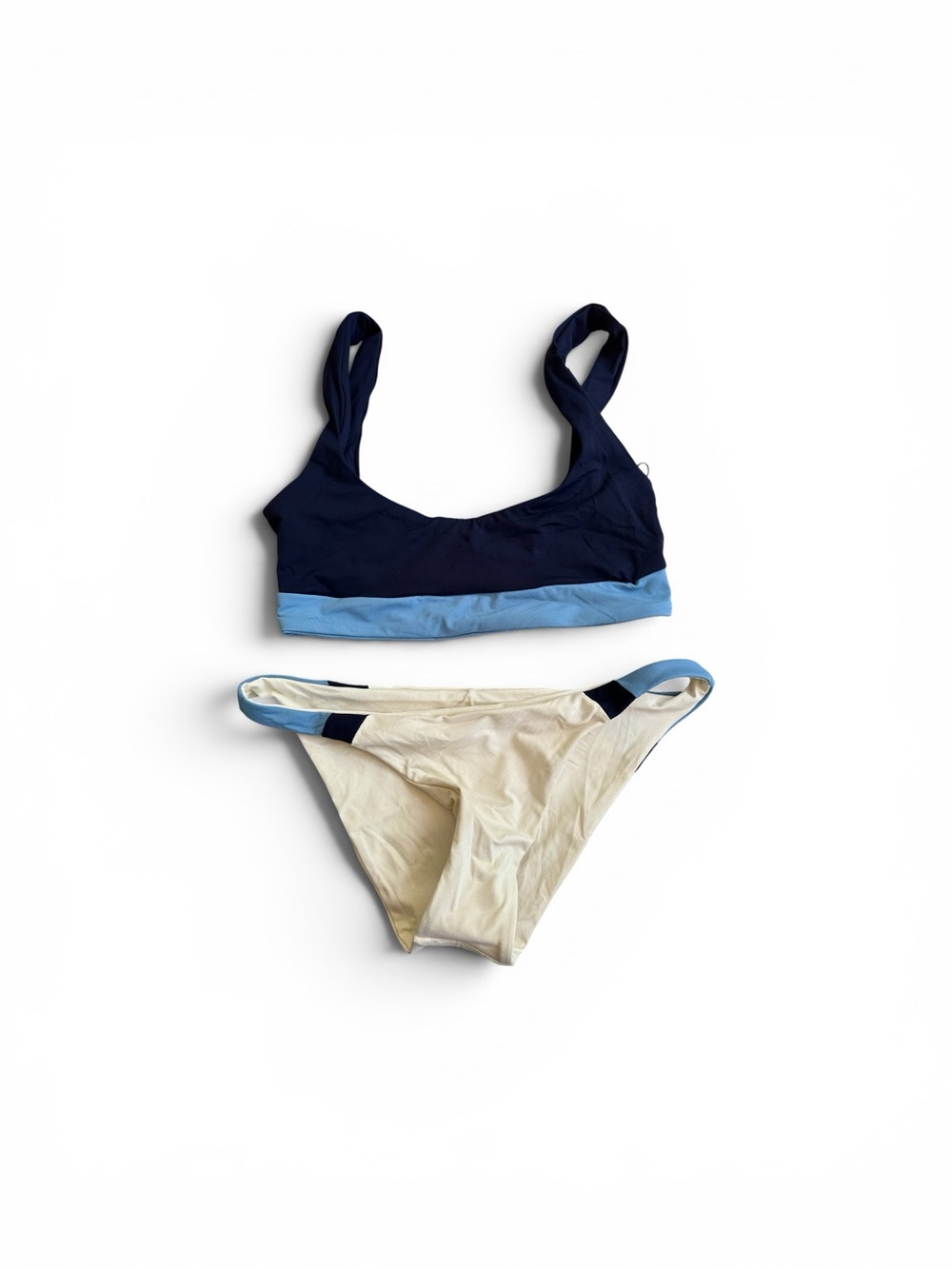 NWOT L*space Miller colorblock bikini set extra small